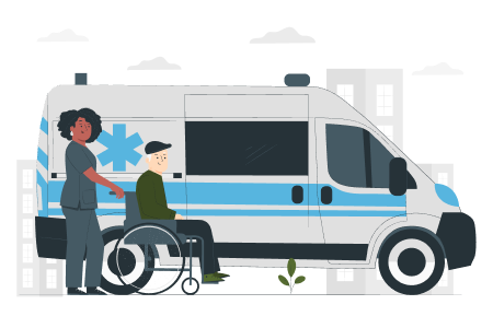 Choose Ambulance Type & Confirm